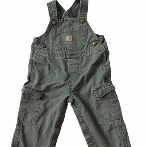 Carhartt Olive Kids Overalls